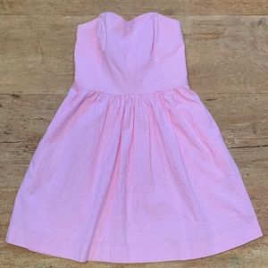Lilly Pulitzer Pink/White Seersucker dress size 0
